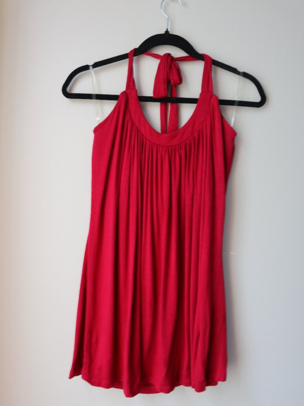 Red Halter Top (Warehouse One, 2000s, Y2K, Party)